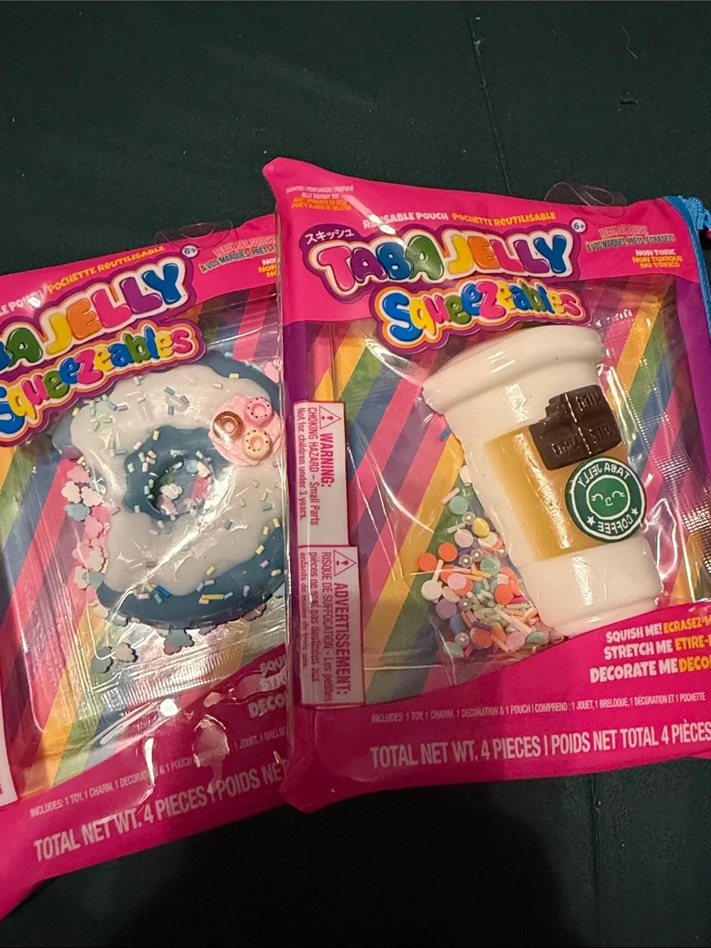 ❤️TABAJELLY SQUEEZABLES 🍩DONUT AND COFFEE ☕️ 2 for 20